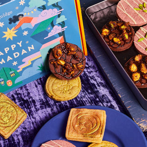 Ramadan Golden Crescent Shortbread Tin