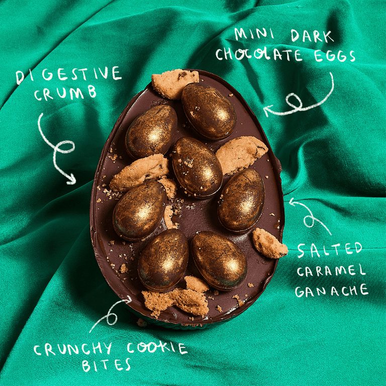 Cutter & Squidge Filled Egg Half Vegan Easter Egg
