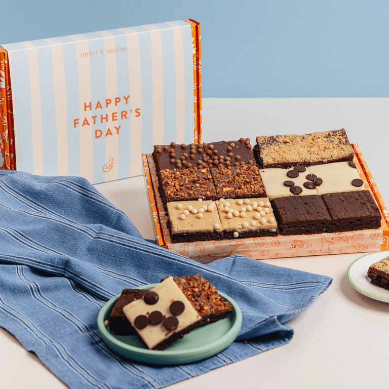 Cutter & Squidge Father's Day Mixed Mini Brownie Box