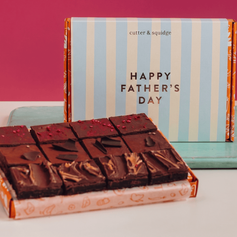 Cutter & Squidge Father's Day Vegan Wheat-Free Mini Brownie Box