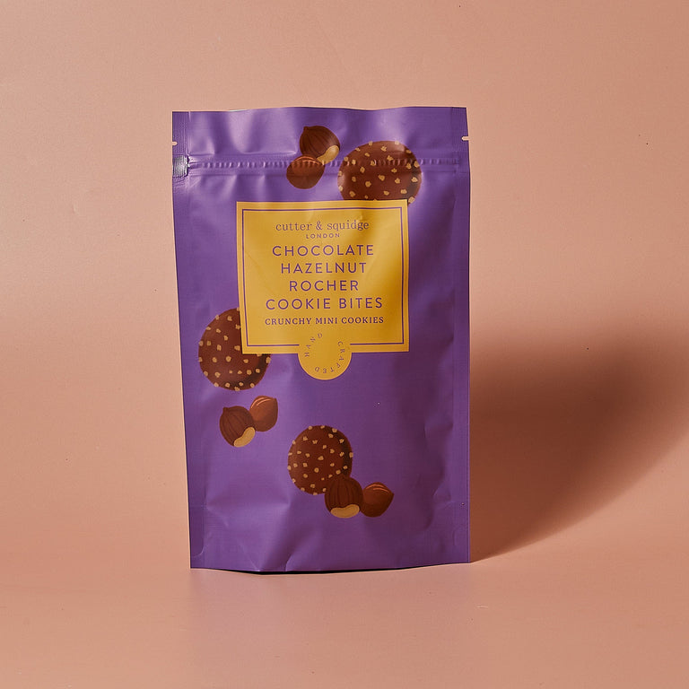 Cutter & Squidge Chocolate Hazelnut Rocher Cookie Bites