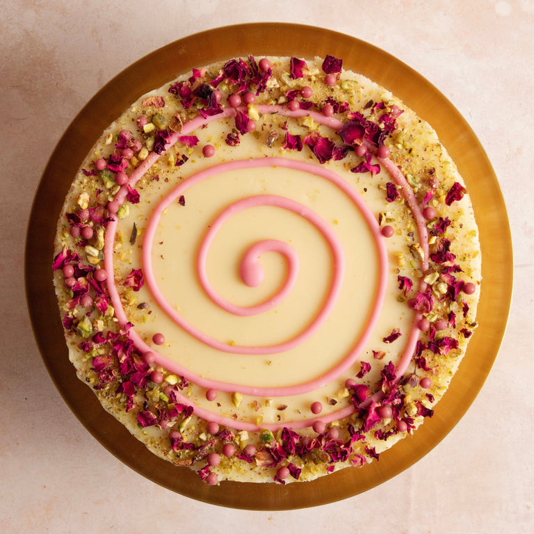 Cutter & Squidge Eid Rose, Pistachio and Milk Cake