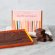 Cutter & Squidge 12 Pieces / Salted Caramel Happy Birthday Brownies Happy Birthday Mini Brownies