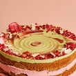 Cutter & Squidge Strawberry Matcha Latte Cake