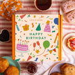 Cutter & Squidge Tea for Two / Happy Birthday Gifting Sleeve Sweet & Savoury Afternoon Tea
