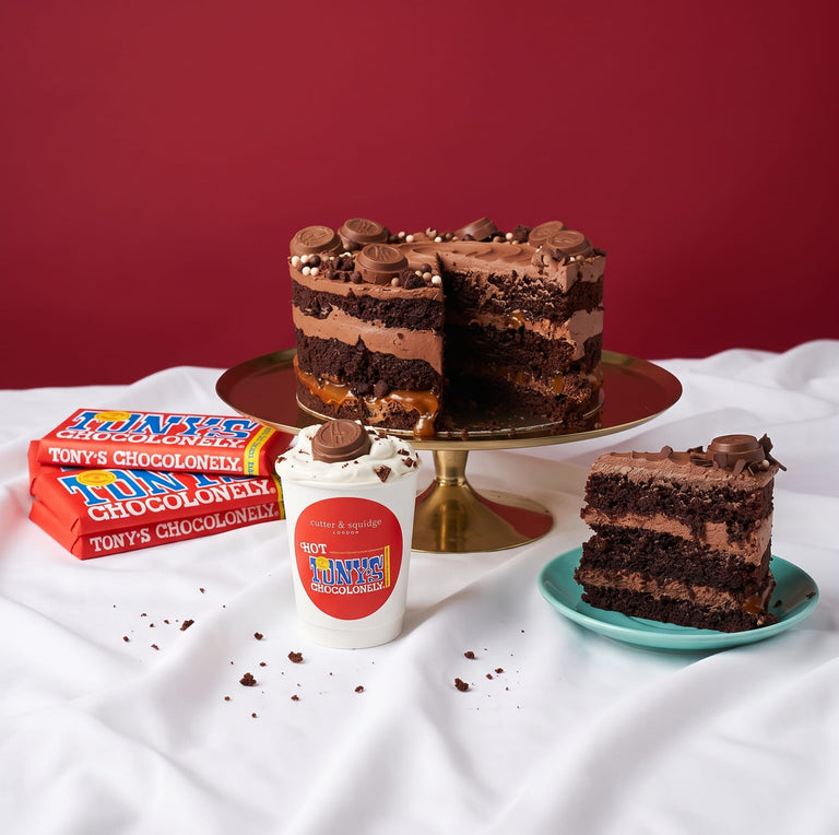 Cutter & Squidge Medium (8" Diameter) The Ultimate Tonys Chocolonely Chocolate Cake
