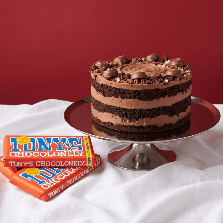 Cutter & Squidge Medium (8" Diameter) The Ultimate Tonys Chocolonely Chocolate Cake