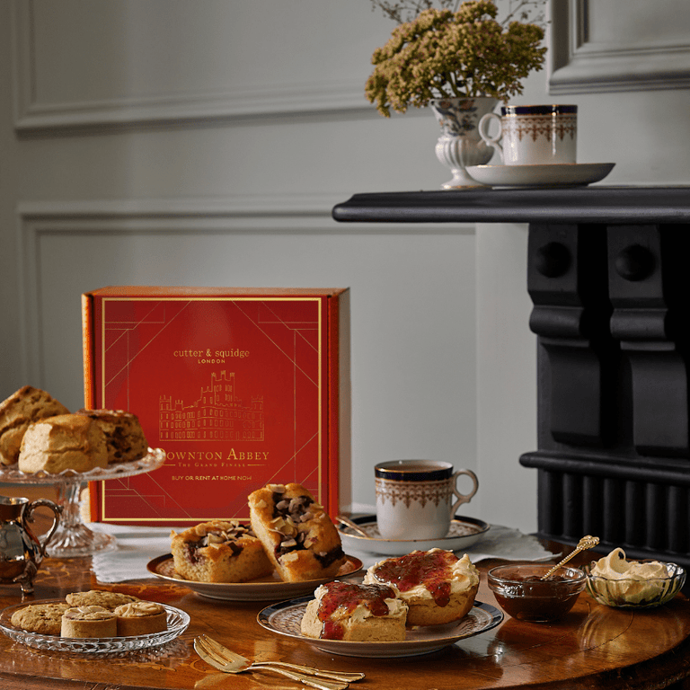 Cutter & Squidge Tea for Two At Home Hamper inspired by Downton Abbey: The Grand Finale