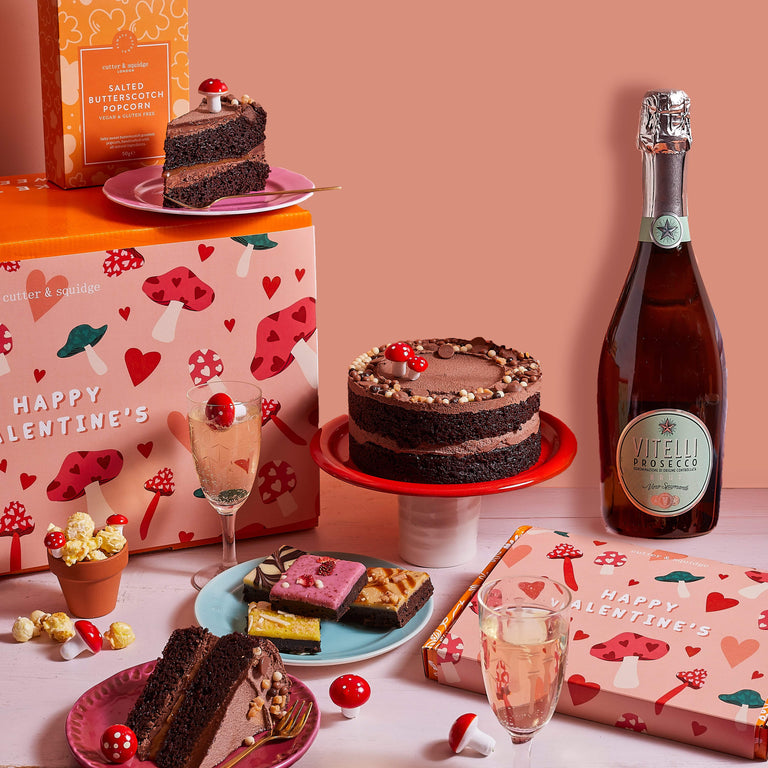 Cutter & Squidge One Hamper Luxury Valentine's Day Hamper