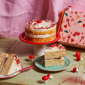 Valentine's Victoria Strawberry Sponge Cake