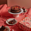 Cutter & Squidge Valentines Vegan Chocolate Fudge Cake