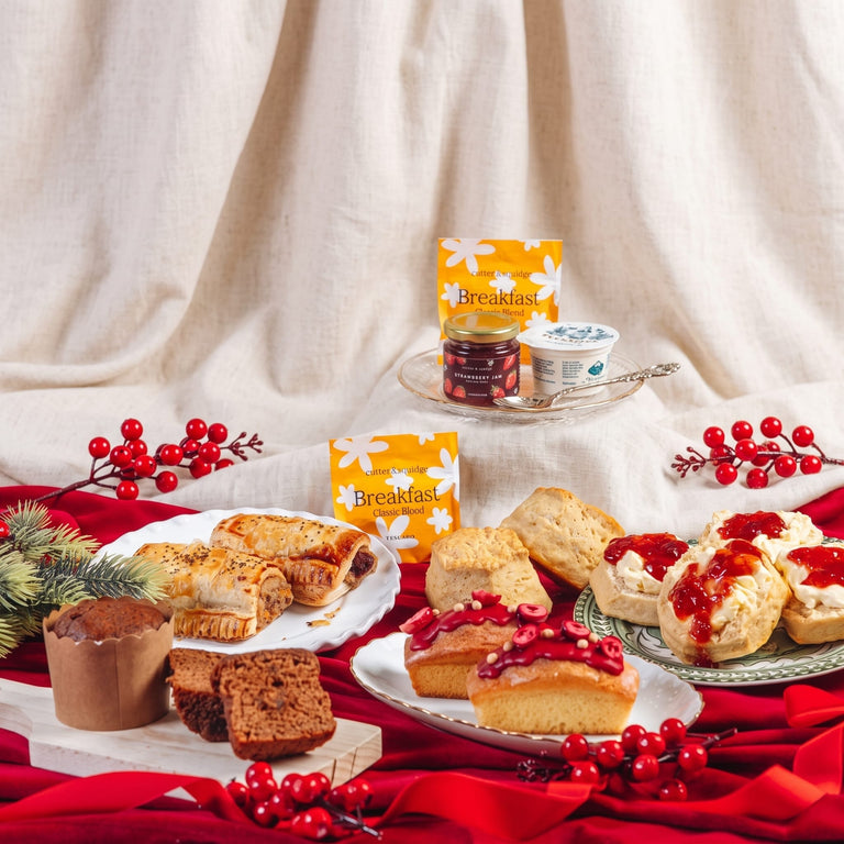 Cutter & Squidge Tea for Two / Without Gifting Sleeve Luxe Afternoon Tea At Home