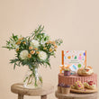 Fast Bundle Cabbage Patch and Afternoon Tea Signature Gift with Vase