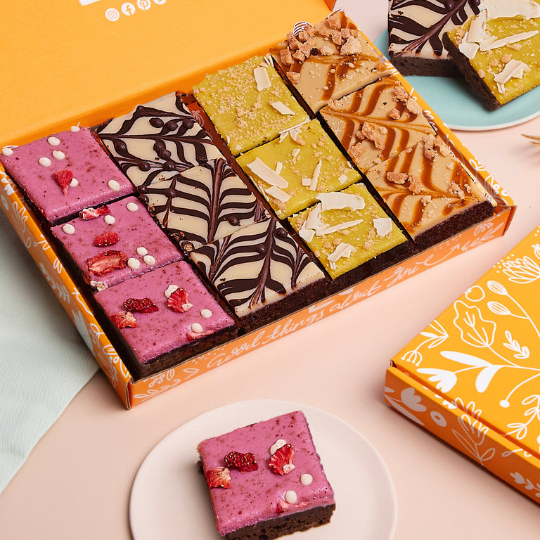 Cutter & Squidge Cheesecake Mini Brownie Box