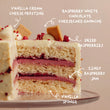 Cutter & Squidge Raspberry White Chocolate Cheesecake Cake