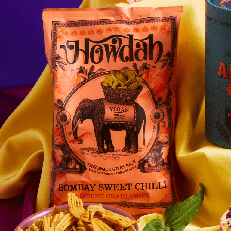 Cutter & Squidge Howdah Bombay Sweet Chilli Crisps