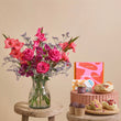 Fast Bundle Summer Berries and Afternoon Tea Signature Gift with Vase