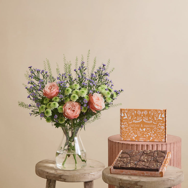 Fast Bundle Al Fresco Fruits and Ultimate Fudge Brownies Gift Set