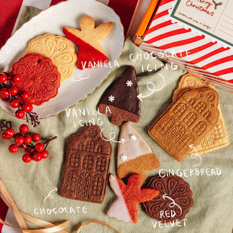 Cutter & Squidge Festive Christmas Tree Biscuits