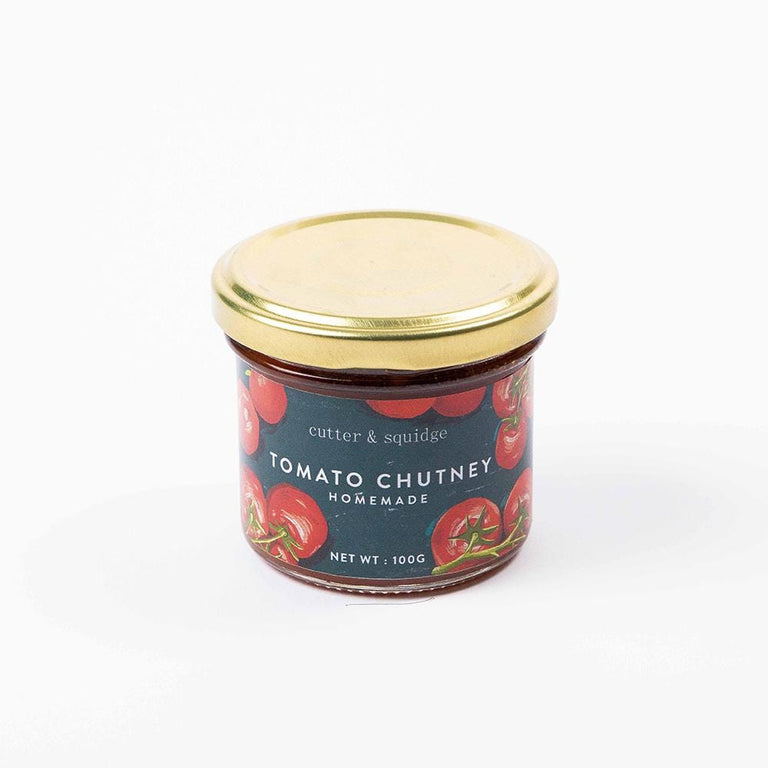 Cutter & Squidge One Gift Box CRACKER AND CHUTNEY GIFT BOX