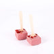 Cutter & Squidge Pack of 2 PINK STRAWBERRY HOT CHOCOLATE SPOONS