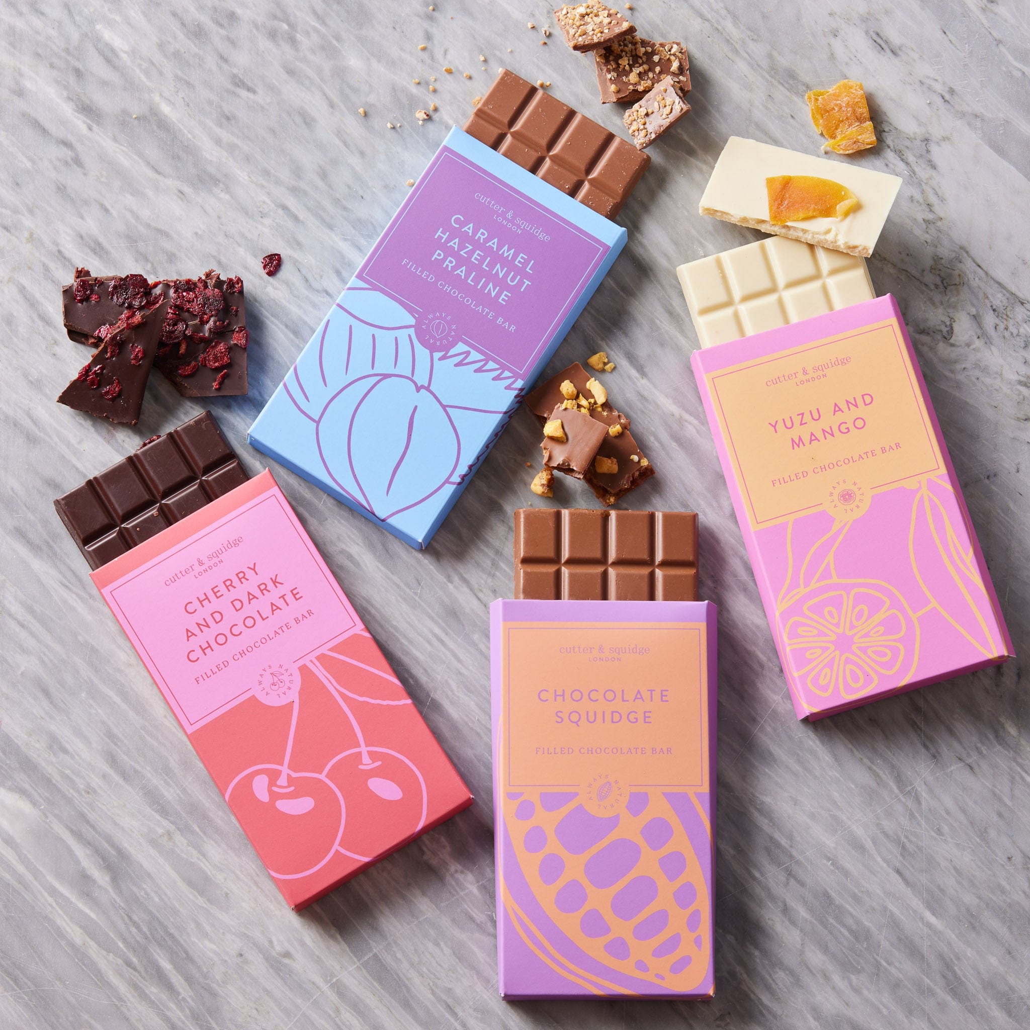 Filled Chocolate Bars – Cutter & Squidge