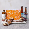 Cutter & Squidge 12 Pieces Brownies & Beer Gift Hamper