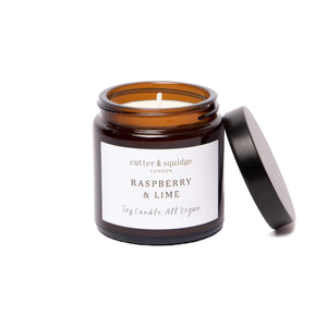 Cutter & Squidge One Candle Raspberry & Lime Scented Candle