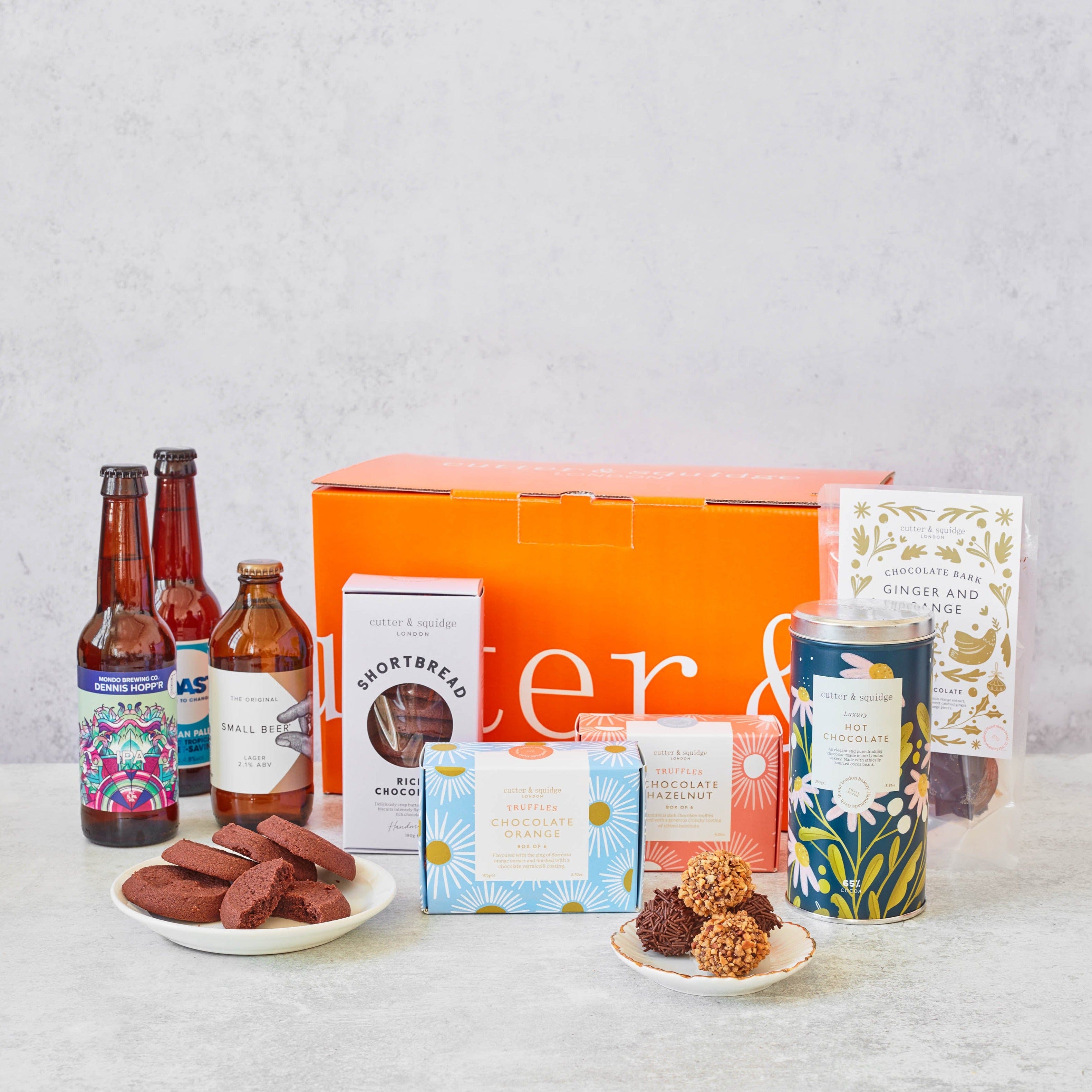 Hamper Cutter Chocolate & Beer Gift Hamper – Cutter & Squidge