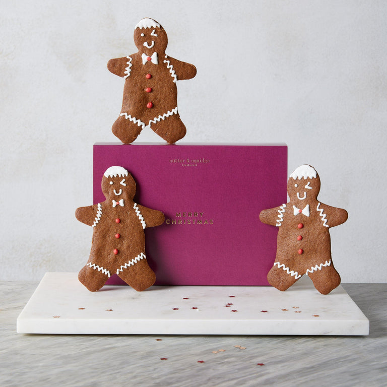 Cutter & Squidge Box of 4 Vegan Gingerbread Folk