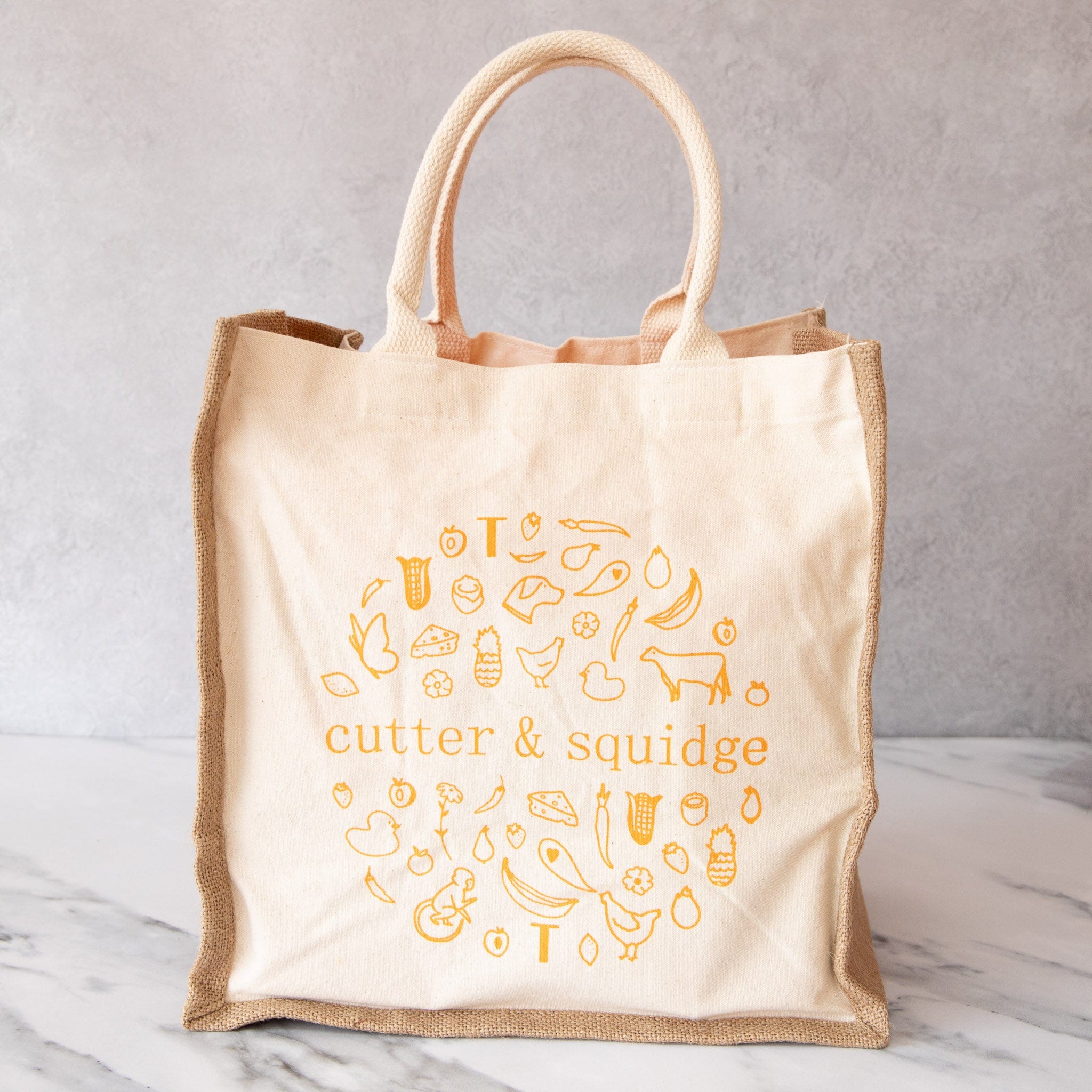 Cutter and Squidge Jute Bag Cutter & Squidge