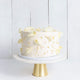 Cutter & Squidge Weddings ONE TIER PETALS AND GOLD WEDDING CAKE
