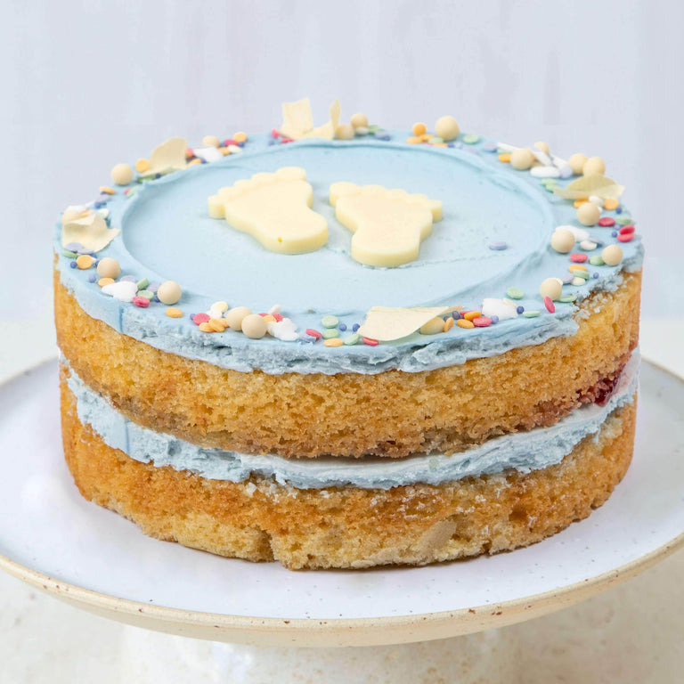 Cutter & Squidge Small (6") BLUE BABY BOY CAKE