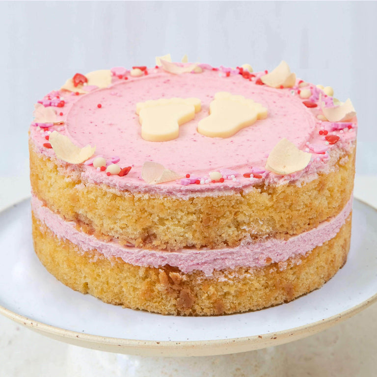 Cutter & Squidge Small (6") PINK BABY GIRL CAKE