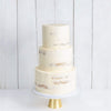 Cutter & Squidge Weddings Three Tier (10", 8", 6") THREE TIER NAKED WEDDING CAKE