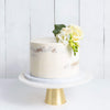 Cutter & Squidge Weddings ONE TIER DECORATED NAKED WEDDING CAKE