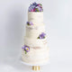 Cutter & Squidge Weddings FOUR TIER DECORATED NAKED WEDDING CAKE