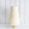 Cutter & Squidge Weddings Three Tier (10", 8", 6") THREE TIER RUFFLE WEDDING CAKE