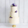 Cutter & Squidge Weddings THREE TIER FLORAL RUFFLE WEDDING CAKE