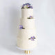 Cutter & Squidge Weddings FOUR TIER FLORAL RUFFLE WEDDING CAKE