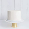 Cutter & Squidge Weddings ONE TIER WHITE WEDDING CAKE