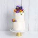 Cutter & Squidge Weddings Purple & Orange - Two Tier (8