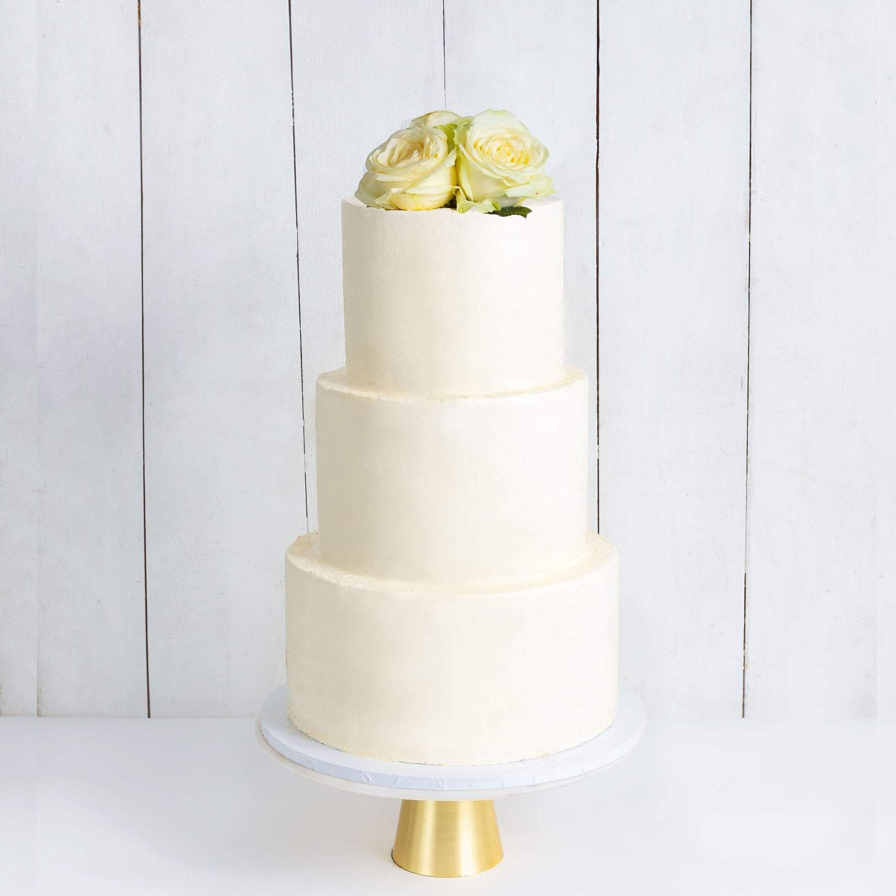 Three Tier Decorated Wedding Cake