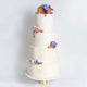 Cutter & Squidge Weddings Purple Floral - Four Tier (12