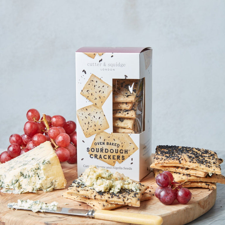 Cutter & Squidge Seeded Sourdough Crackers