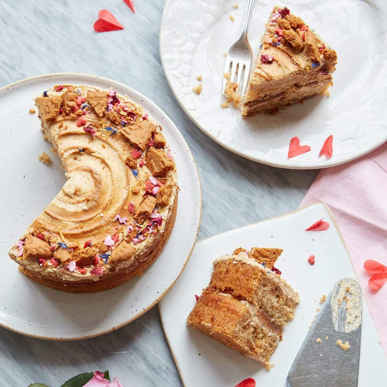 Cutter & Squidge Small (6") VALENTINE'S DAY VEGAN BISCOFF CAKE