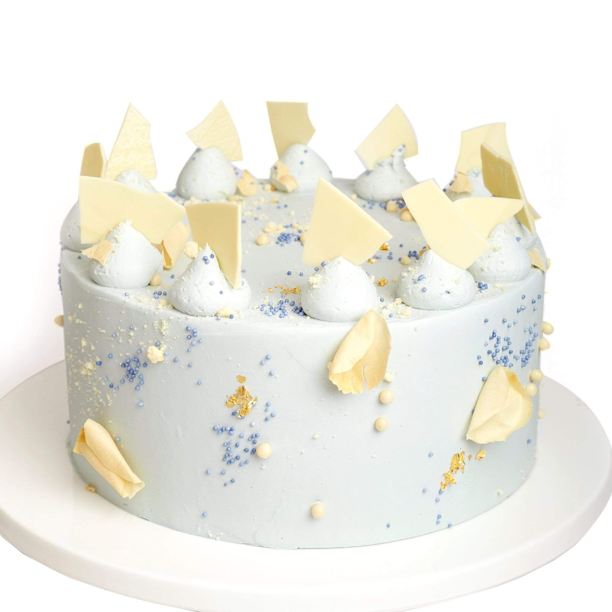 Blue Sprinkle Cake