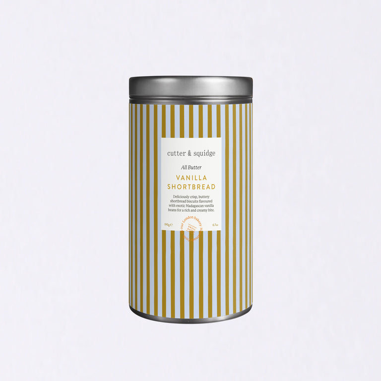 Cutter & Squidge 1 Tin VANILLA SHORTBREAD